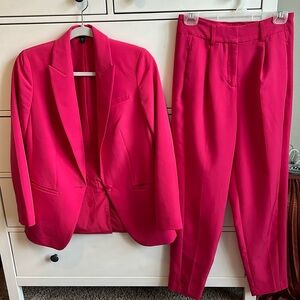 Women’s pink pantsuit